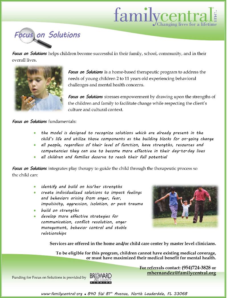 Family Central Therapeutic Solutions